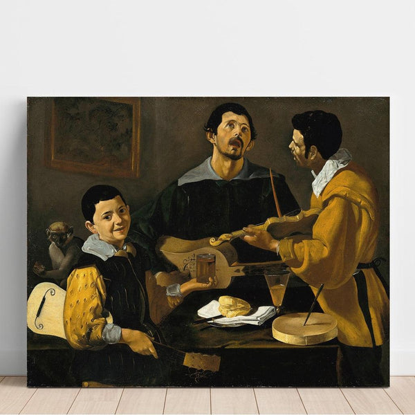 Reproduction of the painting Les Trois Musiciens - Diego Velázquez