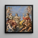 Les Trois Parques - Bolonian School — framed artwork on a wall