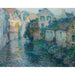 Reproduction of the painting Les Vieilles Maisons, Quimperlé - Henri Le Sidaner