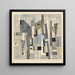 Les bâtiments - Fumio Kitaoka — framed artwork on a wall