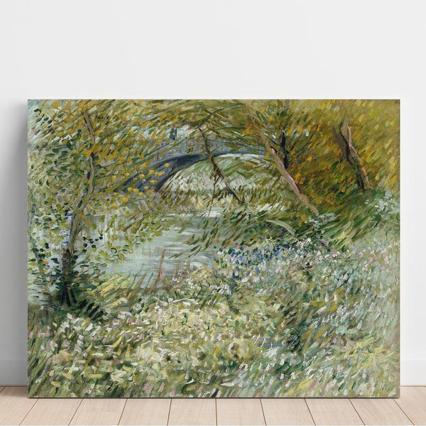 Reproduction of the painting Les berges de la rivière au printemps - Vincent van Gogh