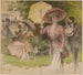 The Elegant Ladies at the Races - Georges Redon — artwork view