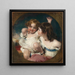 Les enfants Calmady - Sir Thomas Lawrence — framed artwork on a wall