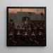 The students go to defend Copenhagen in 1658 - Kristian Zahrtmann — framed artwork on a wall