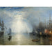 Reproduction of the painting Les haleurs chargeant du charbon au clair de lune - Joseph Mallord William Turner