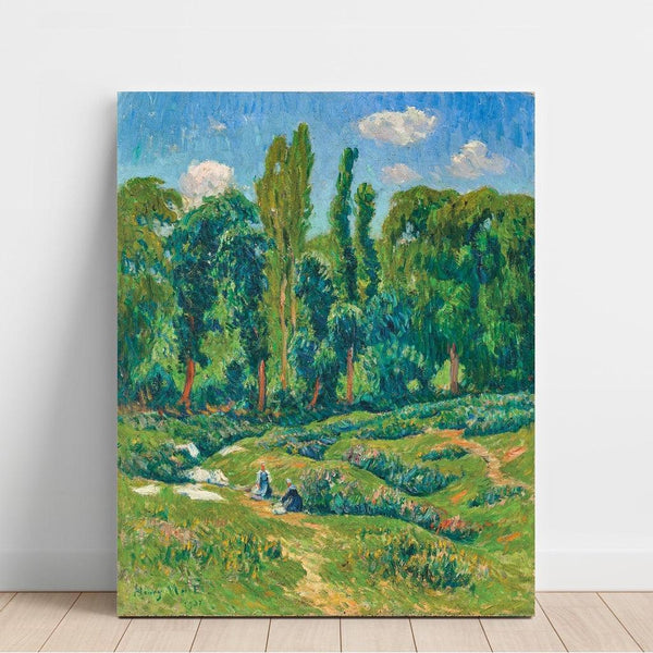 Reproduction of the painting Les laveuses - Henry Moret