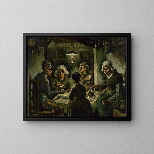 Reproduction of the painting Les mangeurs de pommes de terre - Vincent Van Gogh