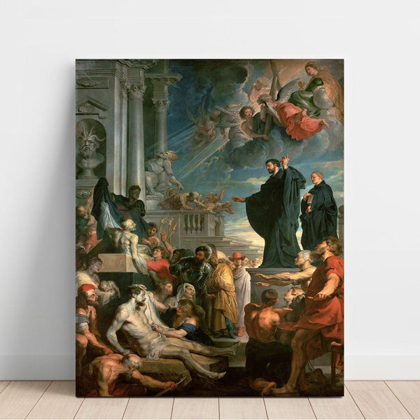 Reproduction of the painting The Miracles of Saint Francis Xavier - Peter Paul Rubens