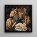 Les prisonniers - Max Beckmann — framed artwork on a wall