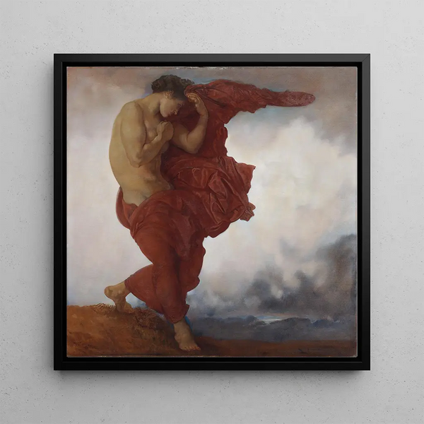 Les quatre saisons, Automne - Rudolf Jettmar — framed artwork on a wall