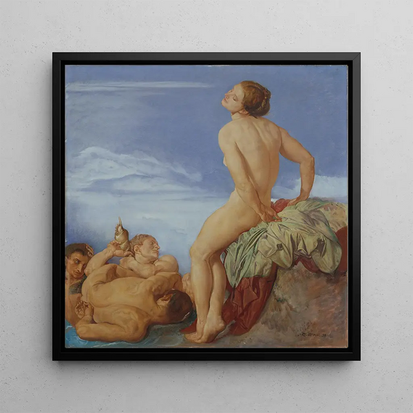 Les quatre saisons Été - Rudolf Jettmar — framed artwork on a wall