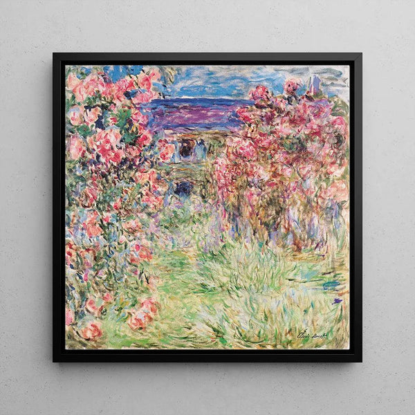 Reproduction of the painting Les roses - Claude Monet