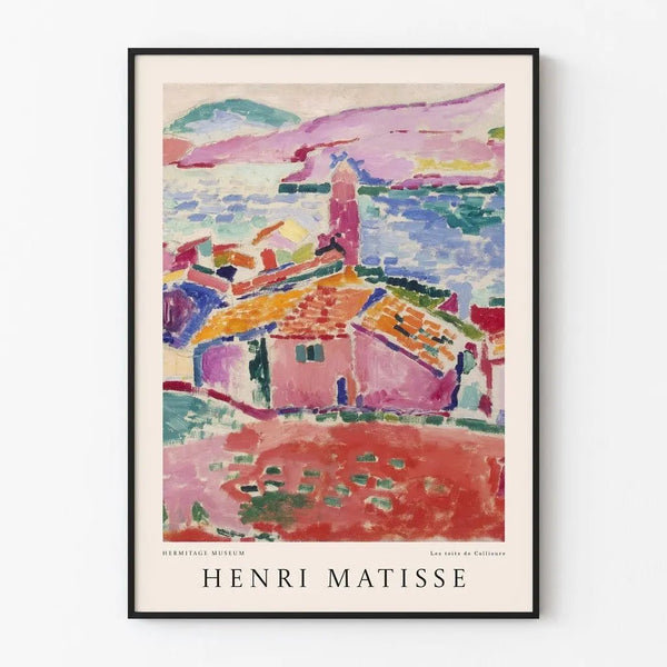 Reproduction of the painting Les toits de Collioure - Henri Matisse