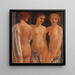 Les trois Grâces - Bruno Paul Seener — framed artwork on a wall