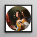 Les trois choses les plus délicieuses - Friedrich von Amerling — wall display of the artwork