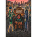 Reproduction of the painting The Three Plagues of the People - Karl Wiener