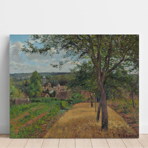 Reproduction of the painting Les vergers de Louveciennes - Camille Pissarro