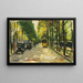 Sunny Berlin Street - Lesser Ury — framed artwork on a wall