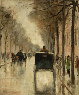 Lesser Ury - Berliner Straenszene im Sptherbst.webp