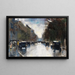 Street in the Tiergarten - Lesser Ury — framed artwork on a wall