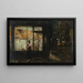 La vitrine illuminée la nuit - Lesser Ury — framed artwork on a wall