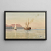 Approche de la côte sud de la Crimée - Lev Felixovich Lagorio — framed artwork on a wall