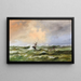 a Stormy Sea in the Black Sea - Lev Felixovich Lagorio — framed artwork on a wall
