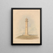 Project of monument - Lewis Vulliamy — framed artwork on a wall