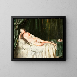 La Duth couchée - Li Louis Princ Salbreux — framed artwork on a wall