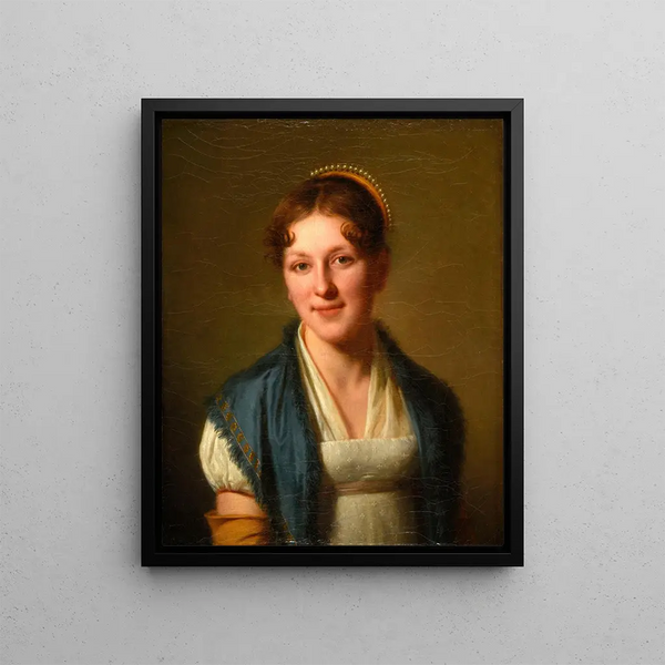 Mademoiselle Delamarre - Li Louis Prince Salbreux — framed artwork on a wall