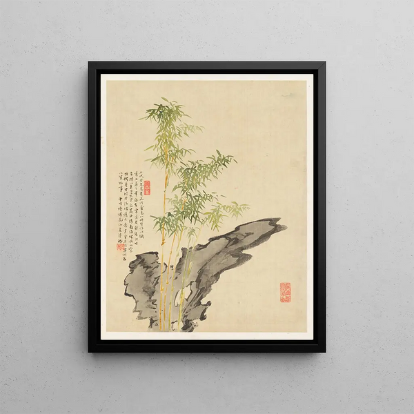 Flowers Pl. 05 - Liang Yuwei — framed artwork on a wall