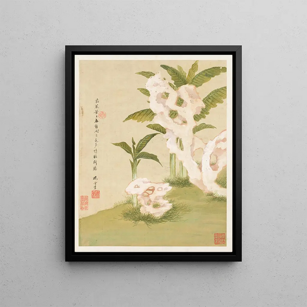 Flowers Pl. 06 - Liang Yuwei — framed artwork on a wall