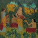 Libations Five figures in a mythic celebration - Paul Srusier — displayed in an interior