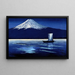 Moonlight over Mount Fuji - Lilian May Miller — framed artwork on a wall