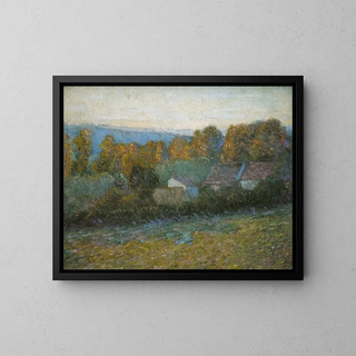 Afternoon in Giverny - Lilla Cabot Perry — framed artwork on a wall