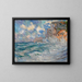 Cliffs at Étretat - Lilla Cabot Perry — framed artwork on a wall