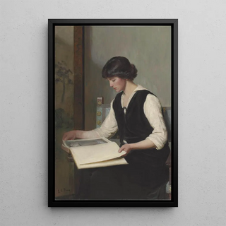 Lecture - Lilla Cabot Perry — framed artwork on a wall