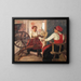 Les fileuses - Lilly Segerdahl — framed artwork on a wall