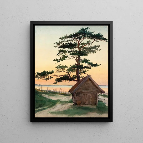 Landscape Asari - Lilly Walther — framed artwork on a wall
