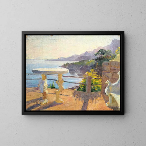 View of Crimea - Lilly Walther — framed artwork on a wall