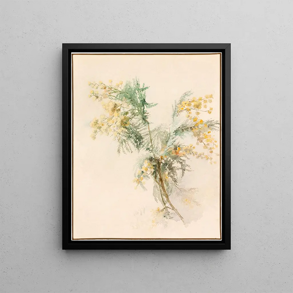 Mimosas - Lilly Walther — framed artwork on a wall
