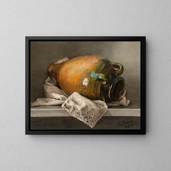 Still life with fruits - Lilly Walther — framed artwork on a wall
