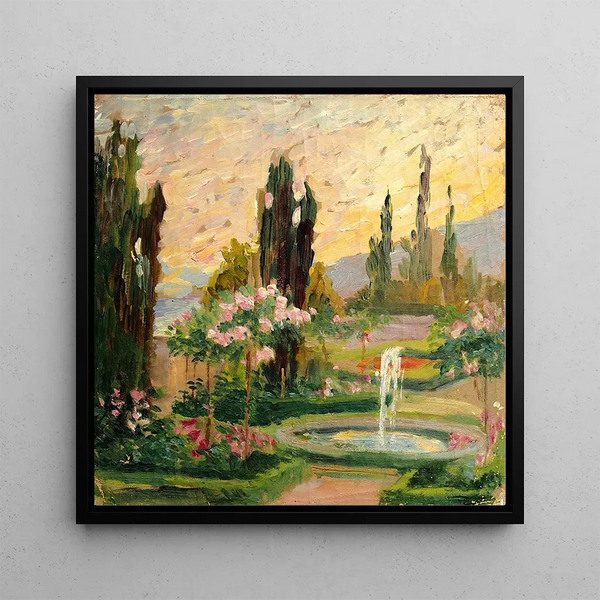 Pargi vaade Jaltas - Lilly Walther — framed artwork on a wall