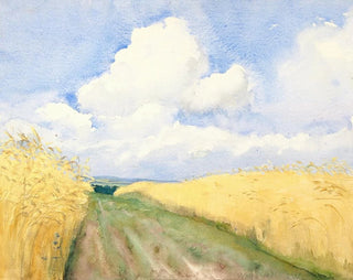 Landscape Painting of Worpswede - Lilly Walther — artwork view