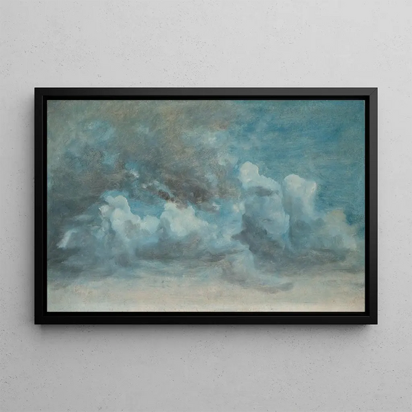 Study of Clouds - Lionel Constable — framed artwork on a wall