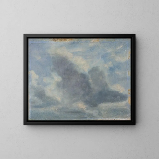 Study of the sky - Lionel Constable — framed artwork on a wall