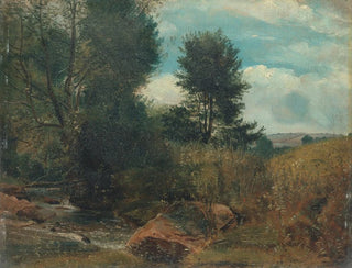 View of the Sid River near Sidmouth - Lionel Constable — artwork view