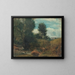 View of the Sid River near Sidmouth - Lionel Constable — framed artwork on a wall