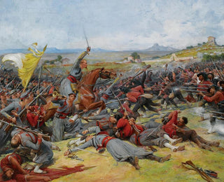 The Battle Near Mentana - Lionel Royer — artwork view