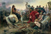 Vercingétorix surrendering at the feet of Julius Caesar - Lionel Royer — artwork view
